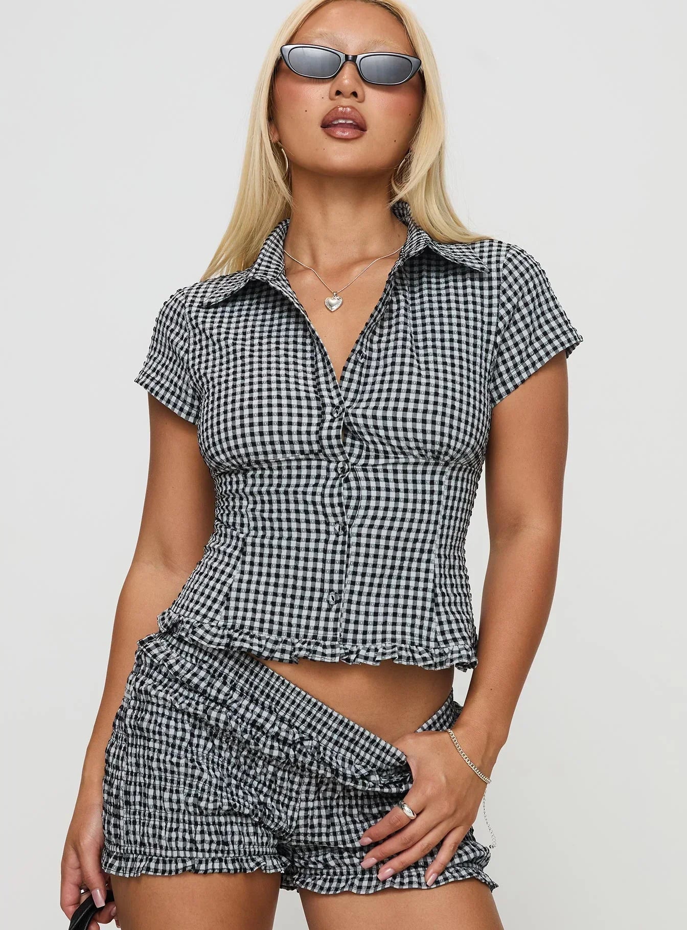 Luz Shirred Top